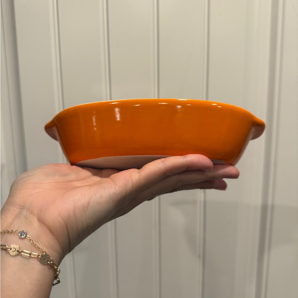 Orange Ceramic Baking Dish